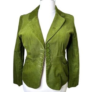 Halogen Green Corduroy Blazer